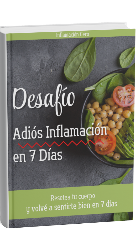 Desafío "Adiós inflamación" en sólo 7 días + 10 Bonos GRATIS
